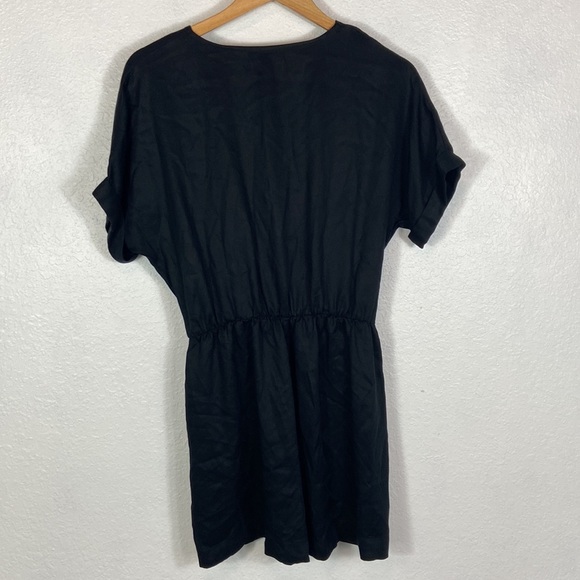 NWOT LOFT Black Short Romper with Pockets - Picture 7 of 9